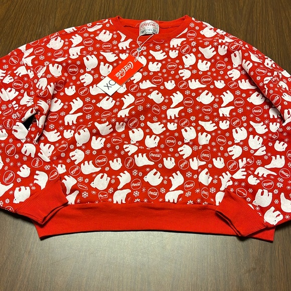 Coco Cola and Wildfox sweatshirt, size large, NWT‎ - Picture 2 of 14